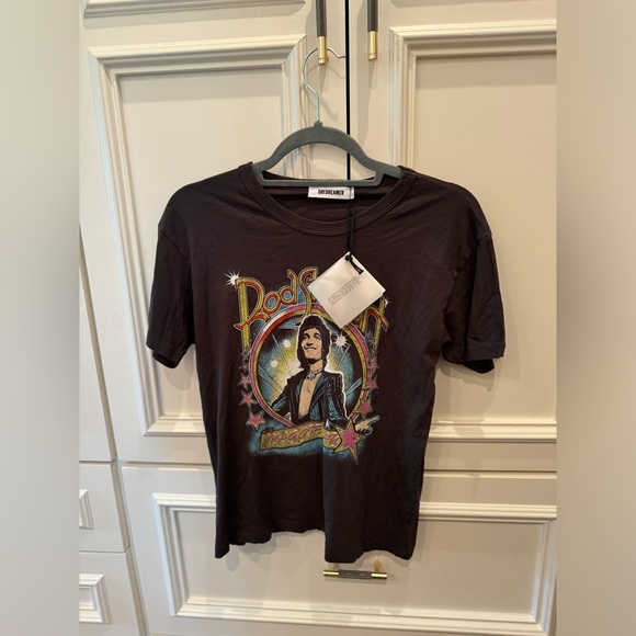Daydreamer Small Rod Stewart Maggie May Ringer Tee. ⚡️🖤 - Picture 3 of 6